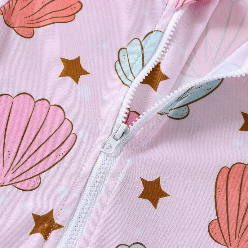 Baby Swimwear Rash Guard Floral Set