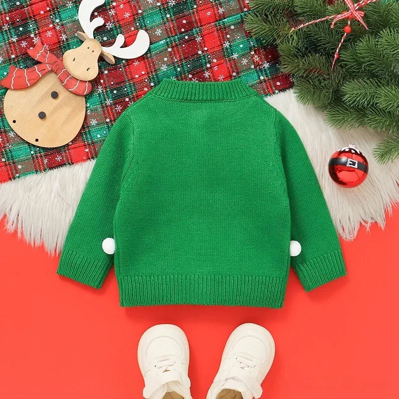 Baby Christmas Santa Cardigan