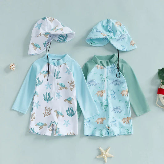 Blue Baby Boy Rash Guard