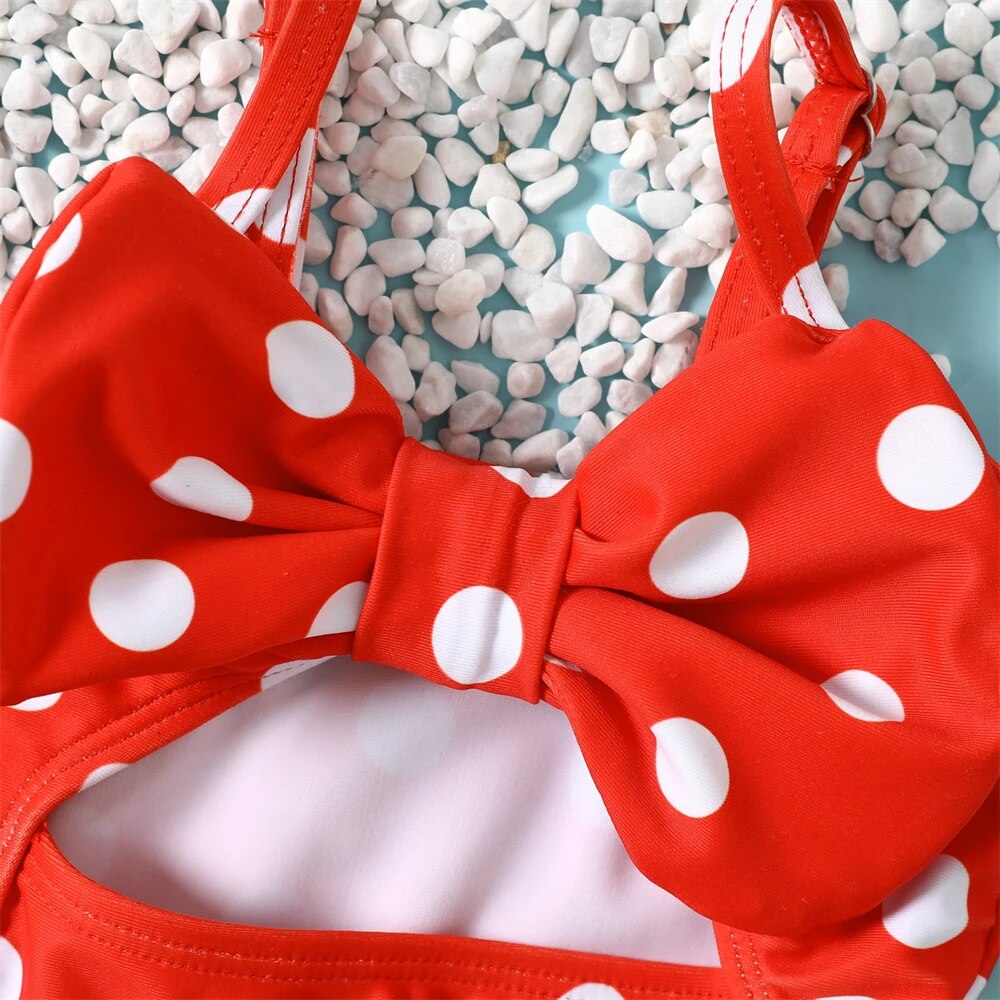 Baby Swimsuit Polka Dot Retro