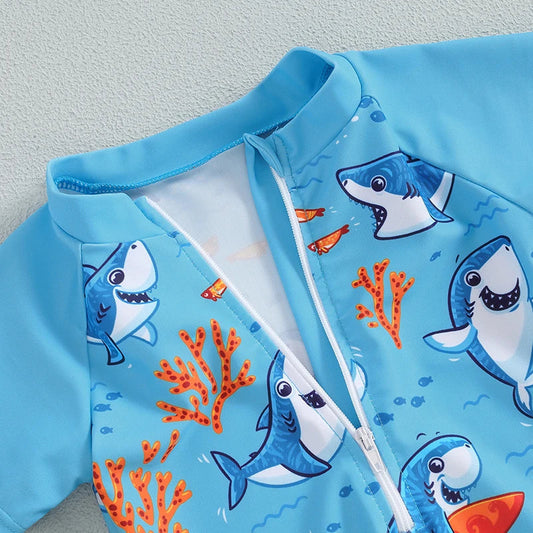 Baby Boys Shark Swimsuit