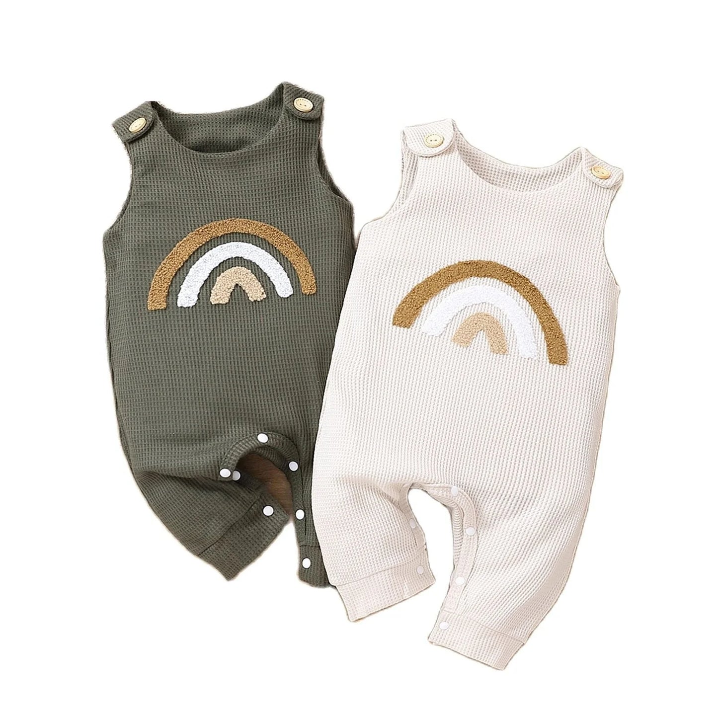 Newborn Rainbow Rompers
