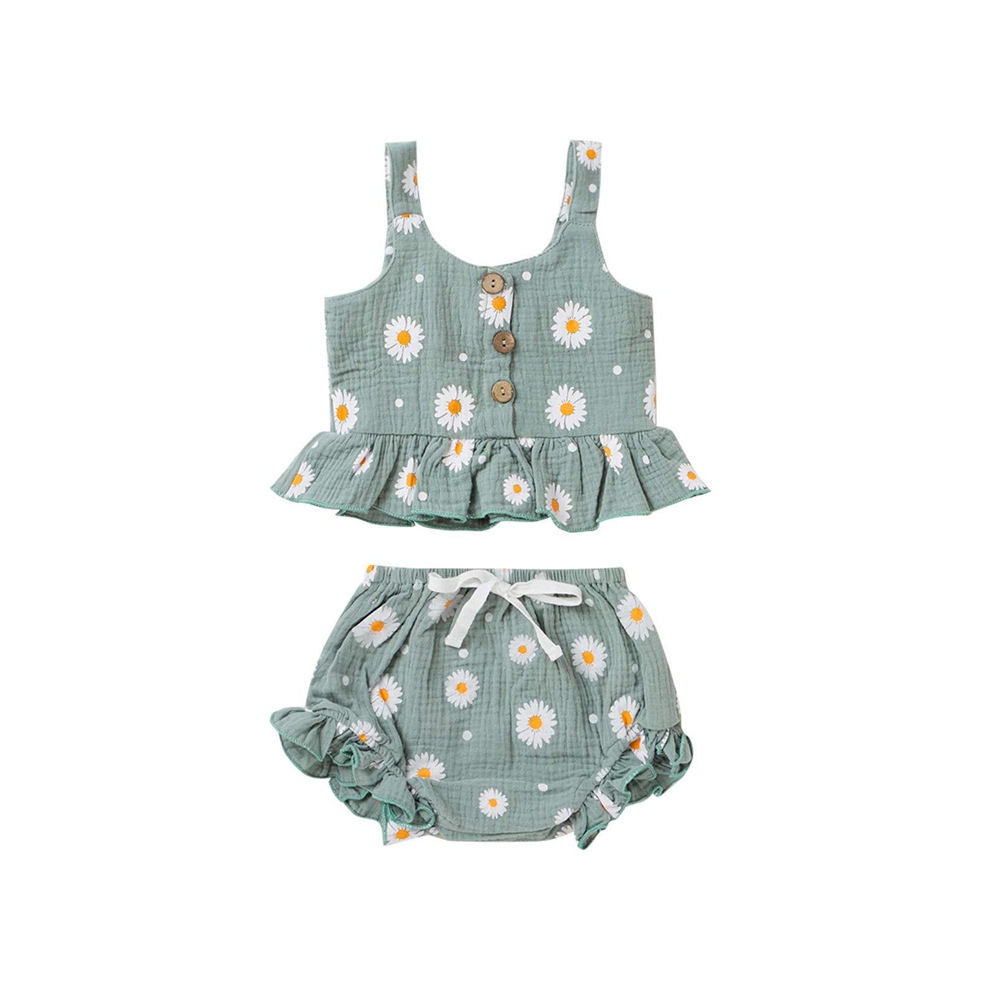 Baby Girls Daisy Outfit Set