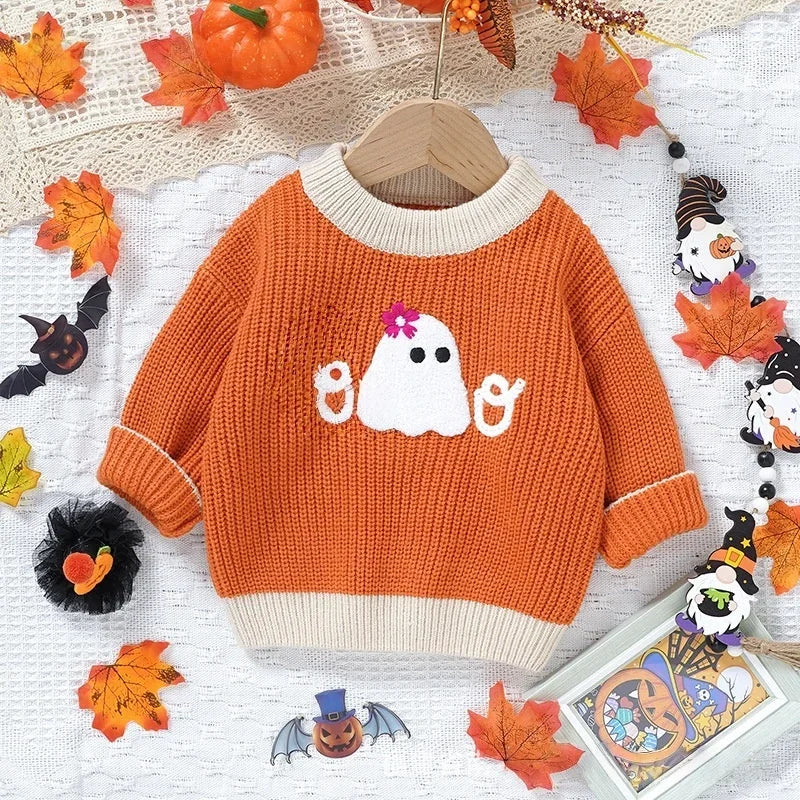 Halloween Kids Knitted Sweater