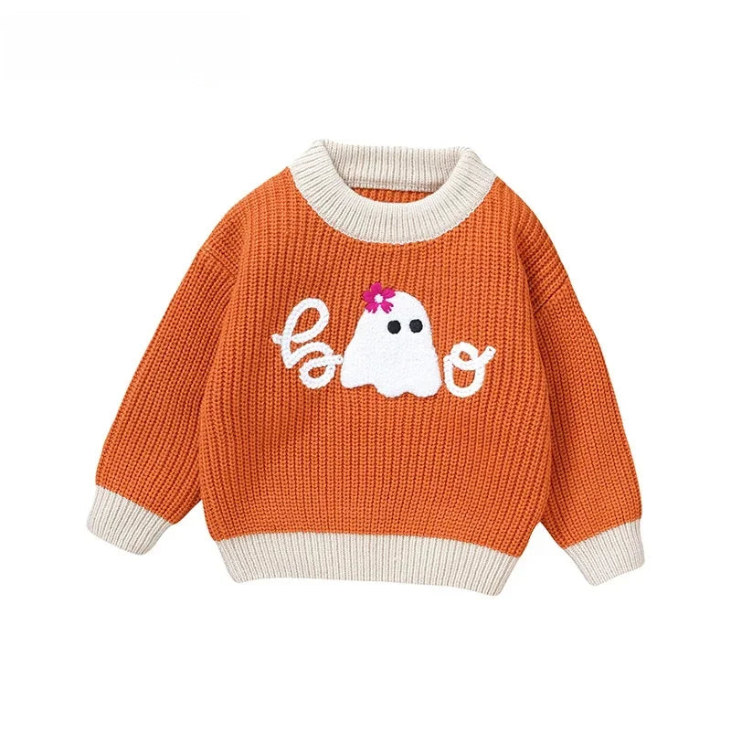 Halloween Kids Knitted Sweater