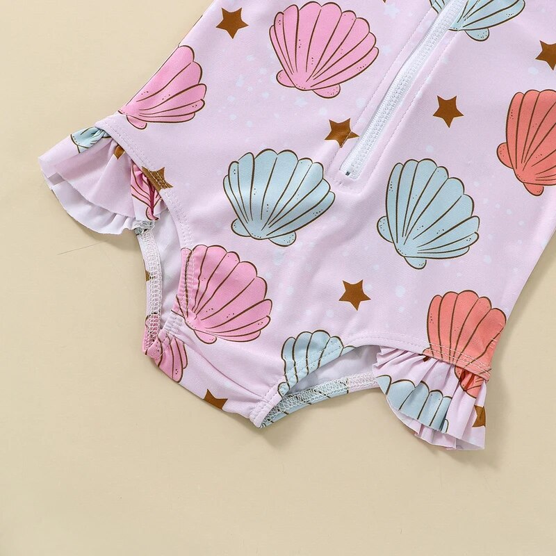 Baby Swimwear Rash Guard Floral Set